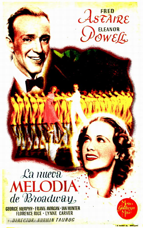Broadway Melody of 1940 - Spanish Movie Poster