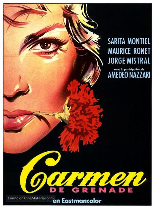 Carmen la de Ronda - French Movie Poster