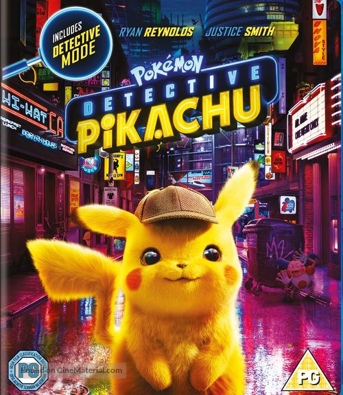 Pok&eacute;mon: Detective Pikachu - British Blu-Ray movie cover