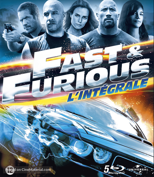 The Fast and the Furious - Belgian Blu-Ray movie cover