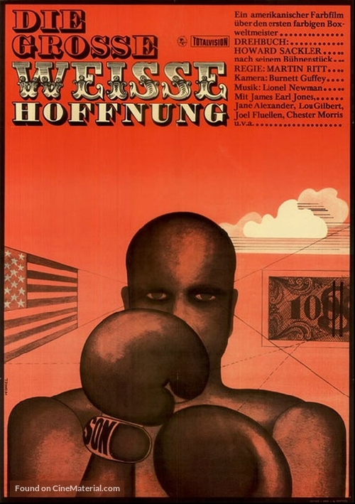The Great White Hope - German Movie Poster