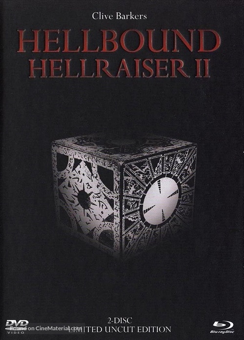 Hellbound: Hellraiser II - German Blu-Ray movie cover