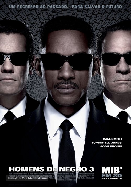 Men in Black 3 - Portuguese Movie Poster