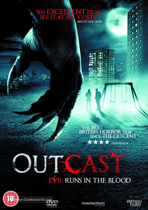 Outcast - British DVD movie cover