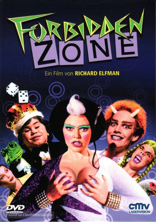 Forbidden Zone - German DVD movie cover