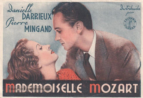 Mademoiselle Mozart - Spanish Movie Poster