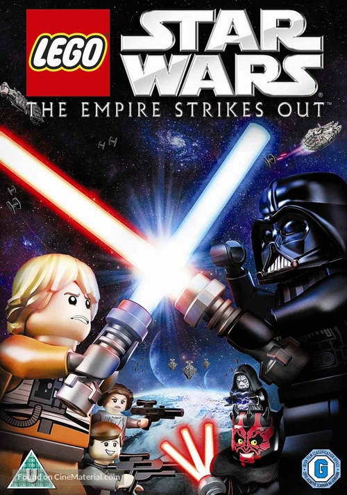 Lego Star Wars: The Empire Strikes Out - British DVD movie cover