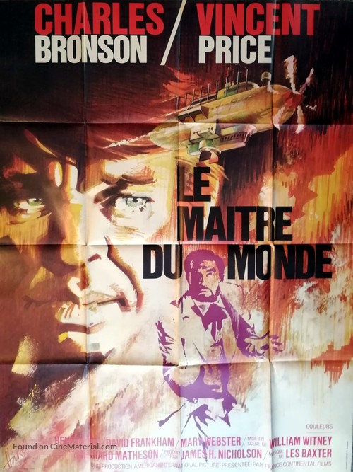 1961 Master Of The World Movie Poster 