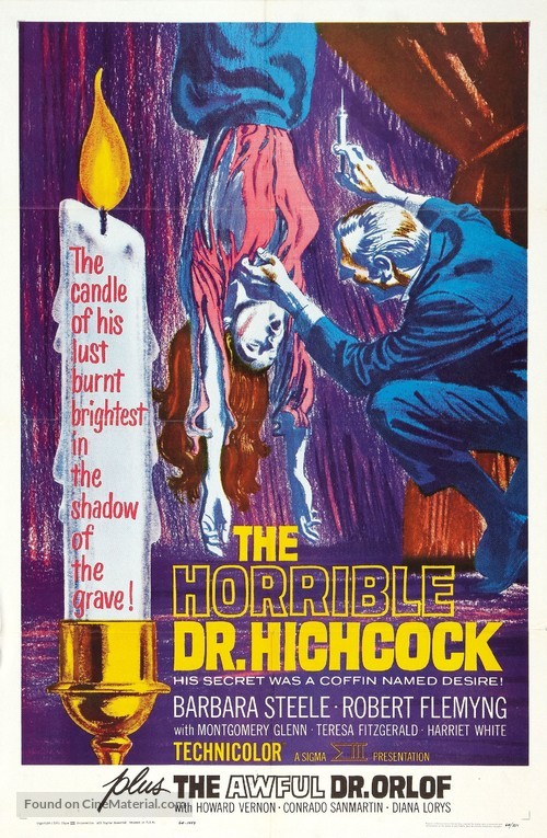 L&#039;orribile segreto del Dr. Hichcock - Combo movie poster