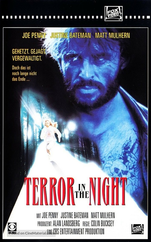 Terror in the Night - German VHS movie cover