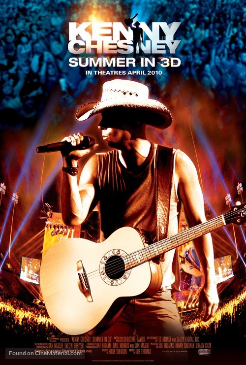 Kenny Chesney: Summer in 3D - Movie Poster