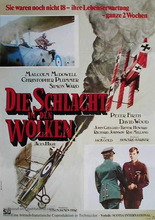 Aces High - German Movie Poster