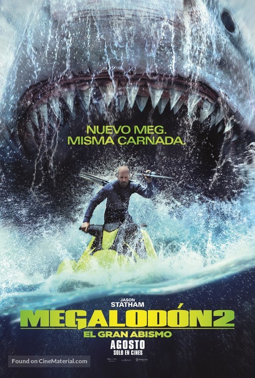 Meg 2: The Trench - Mexican Movie Poster