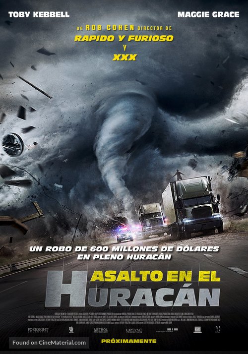 The Hurricane Heist - Chilean Movie Poster