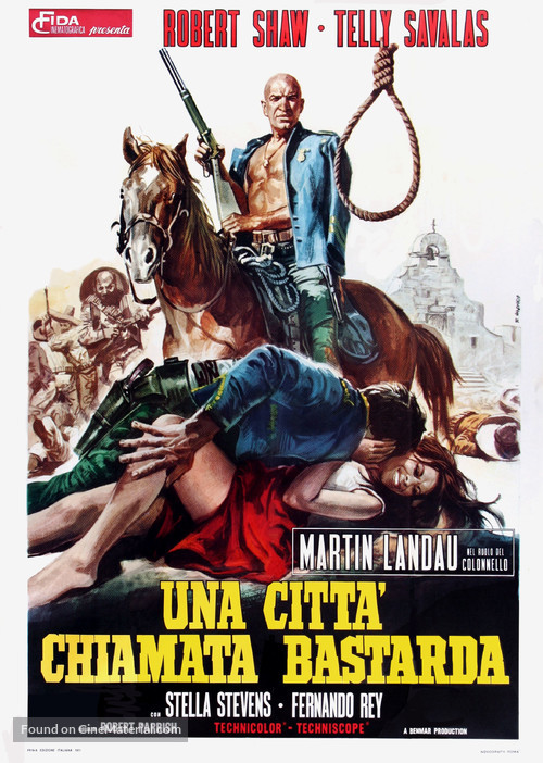 A Town Called Bastard - Italian Movie Poster