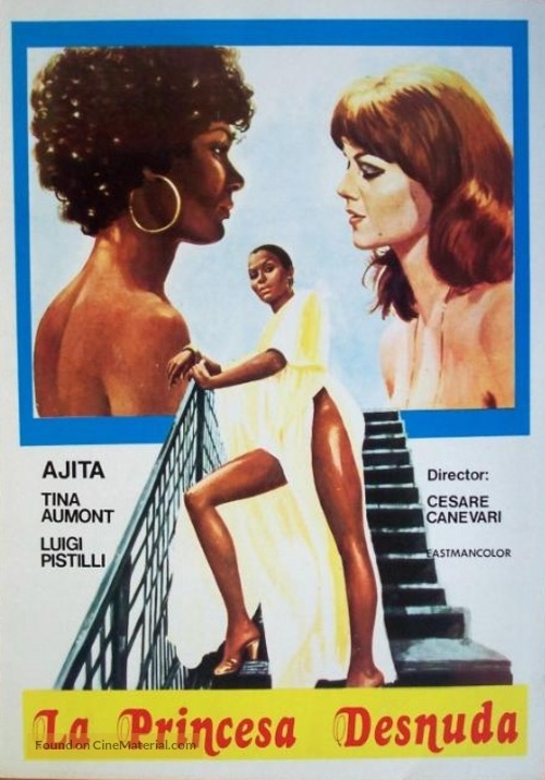 La principessa nuda - Spanish Movie Poster