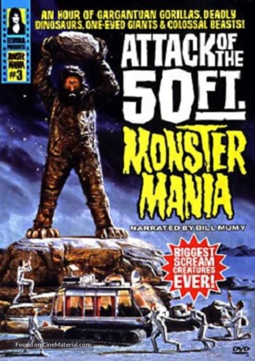 Attack of the 50 Foot Monster Mania - DVD movie cover