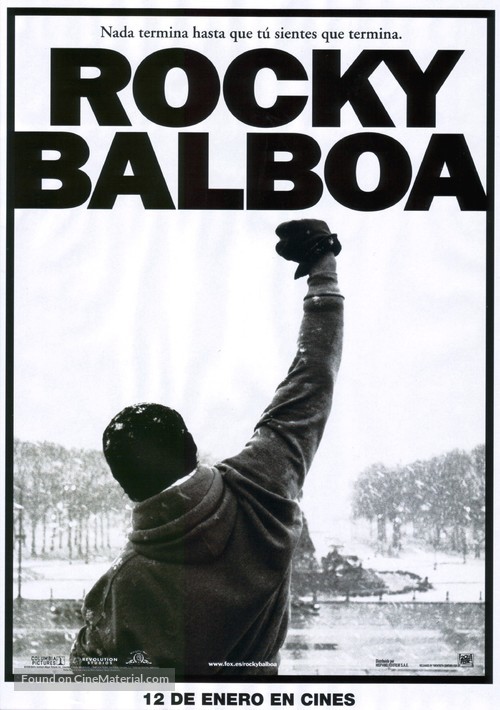 Rocky Balboa - Spanish Movie Poster