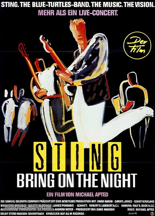 Bring on the Night - German Movie Poster