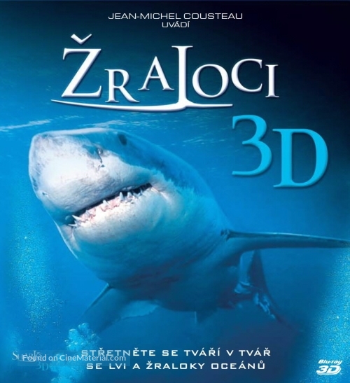 Sharks 3D - Czech Blu-Ray movie cover