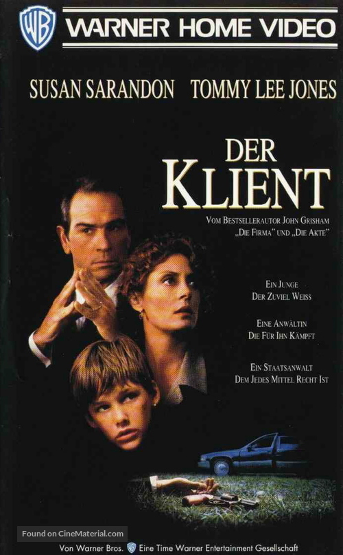 The Client - German VHS movie cover