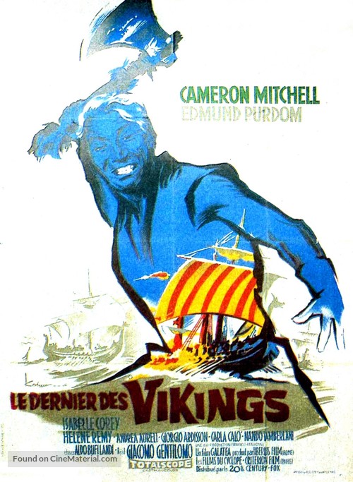 Ultimo dei Vikinghi, L&#039; - French Movie Poster