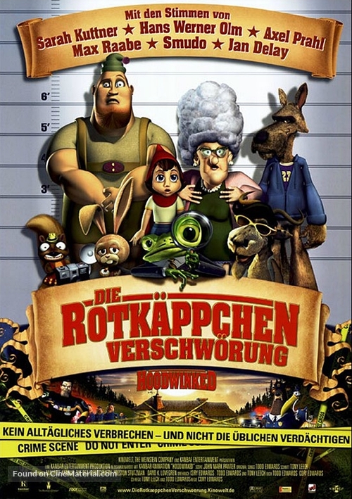 Hoodwinked! - German Movie Poster