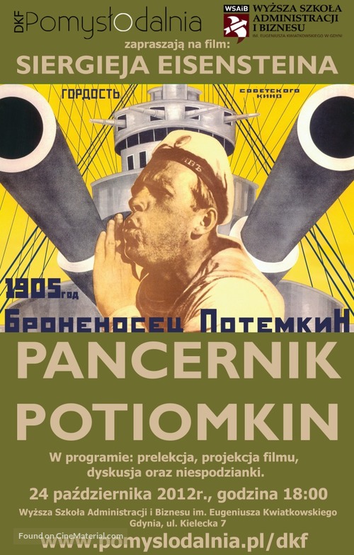 Bronenosets Potyomkin - Polish Movie Poster