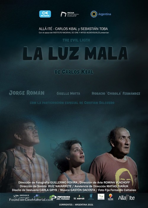 La luz mala - Argentinian Movie Poster