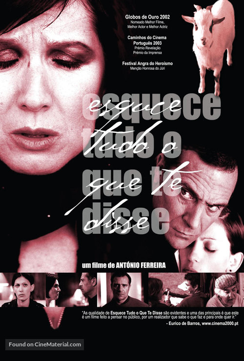 Esquece Tudo O Que Te Disse - Portuguese Movie Poster