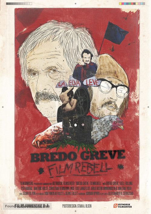 Bredo Greve - Filmrebell - Norwegian Movie Poster