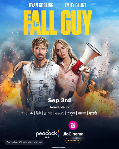 The Fall Guy - Indian Movie Poster