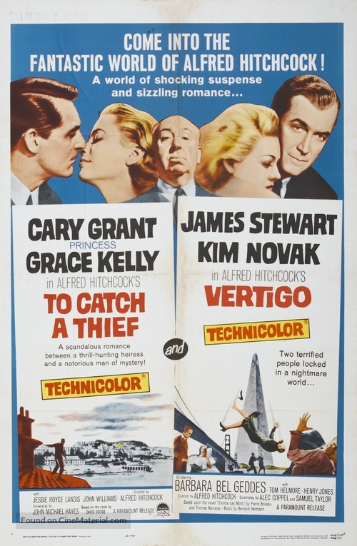 To Catch a Thief - Combo movie poster