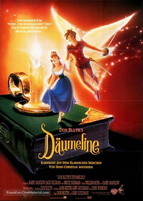 Thumbelina - German Movie Poster