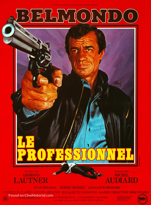 Le professionnel - French Movie Poster