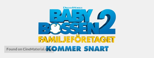 The Boss Baby: Family Business - Swedish Logo
