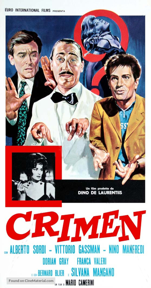 Crimen - Italian Movie Poster