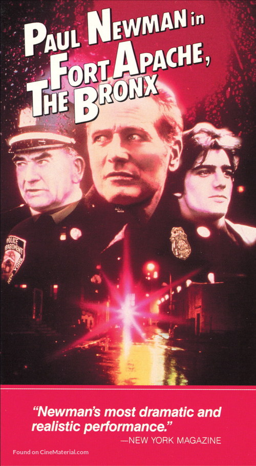 Fort Apache the Bronx - VHS movie cover