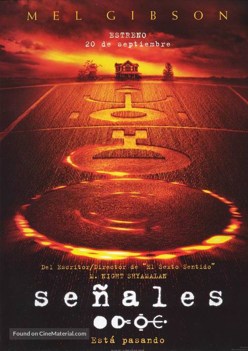 Signs - Spanish Movie Poster