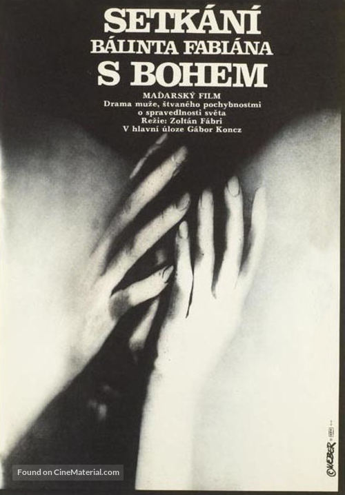 F&aacute;bi&aacute;n B&aacute;lint tal&aacute;lkoz&aacute;sa Istennel - Czech Movie Poster