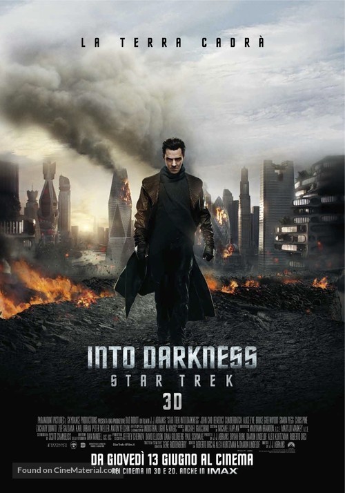 Star Trek Into Darkness - Italian Movie Poster