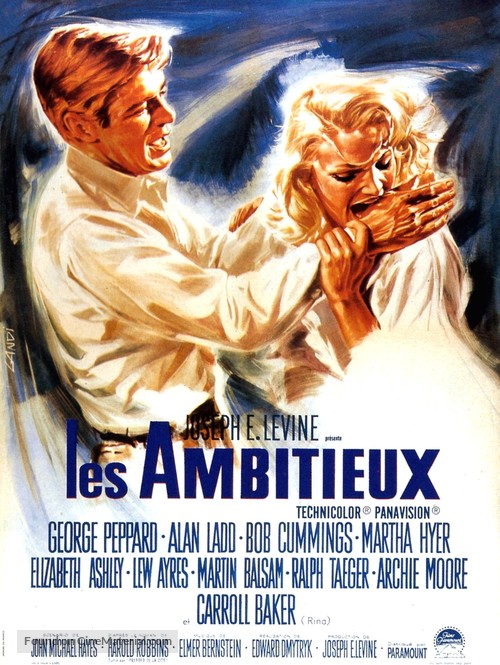 The Carpetbaggers - French Movie Poster