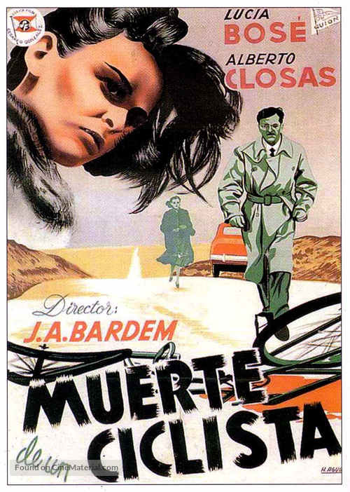 Muerte de un ciclista - Spanish Movie Poster