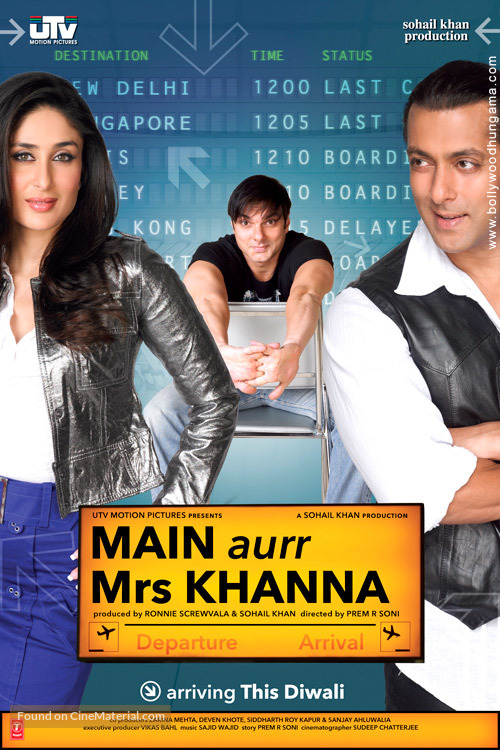 Main Aur Mrs Khanna - Indian Movie Poster