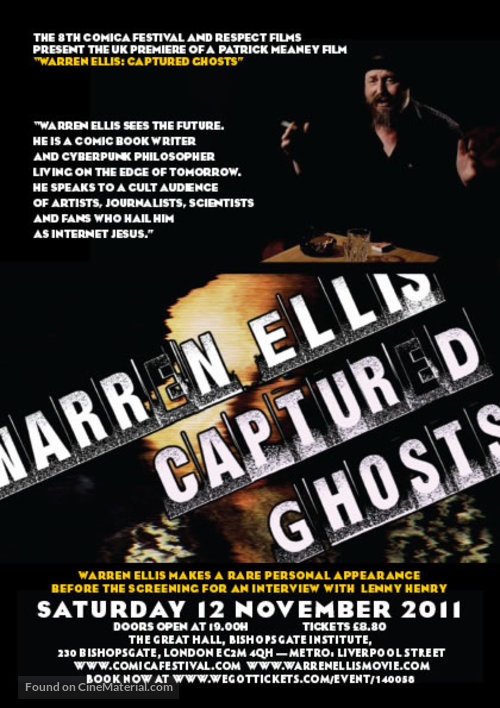 Warren Ellis: Captured Ghosts - Movie Poster