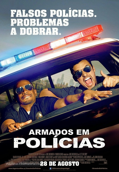 Let&#039;s Be Cops - Portuguese Movie Poster