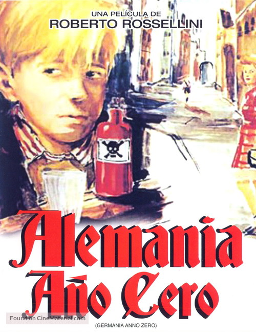 Germania anno zero - Spanish Movie Poster