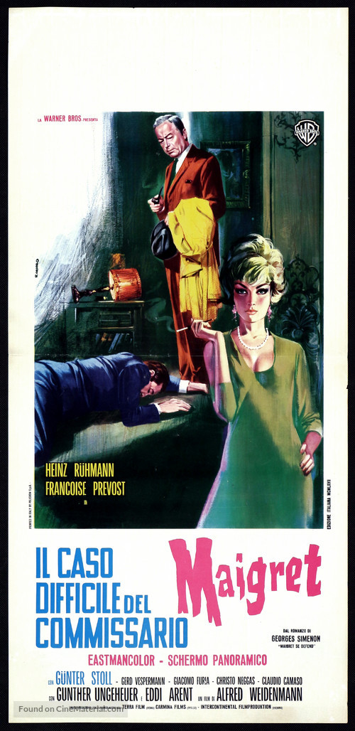 Maigret und sein gr&ouml;&szlig;ter Fall - Italian Movie Poster