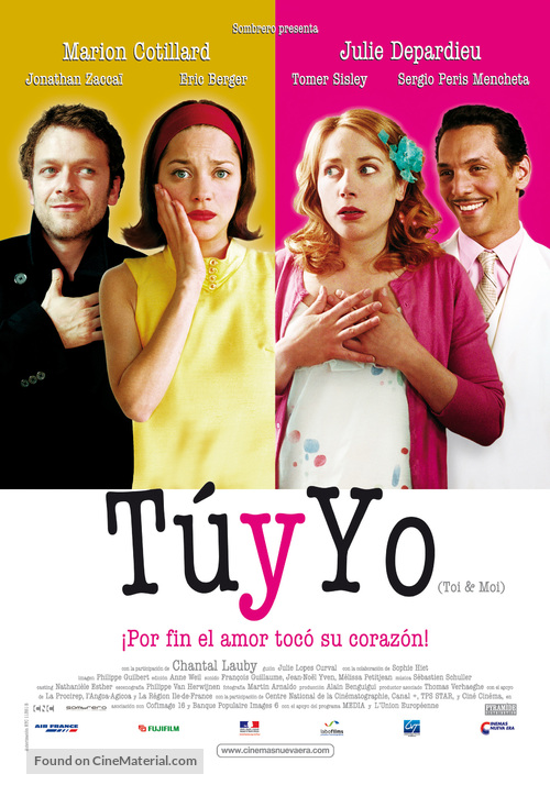 Toi et moi - Mexican Movie Poster
