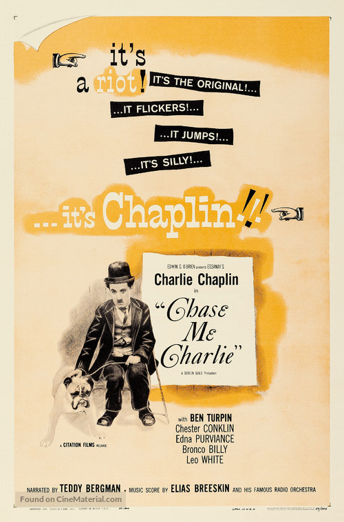 Chase Me Charlie - Re-release movie poster